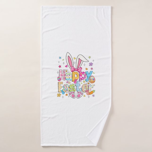 Frohe Ostern 2026 Süßer Hase Osterhase Ostertag Fr Badehandtuch (Badehandtuch)