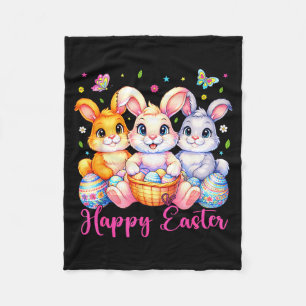 Frohe Ostern 2026 Süßer Hase Osterhase Ostertag Fr Fleecedecke