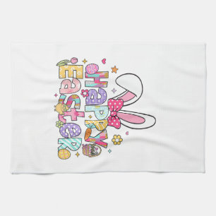 Frohe Ostern 2026 Süßer Hase Osterhase Ostertag Fr Geschirrtuch