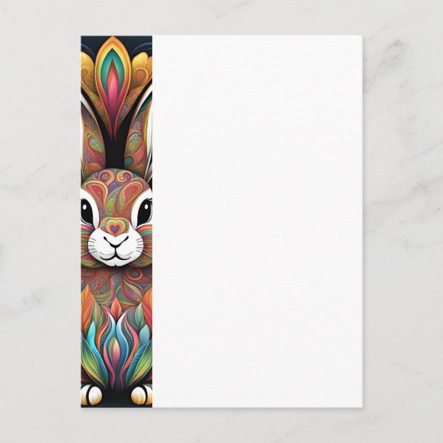 Frohe Ostern 2 Feiertagspostkarte (Vorderseite)