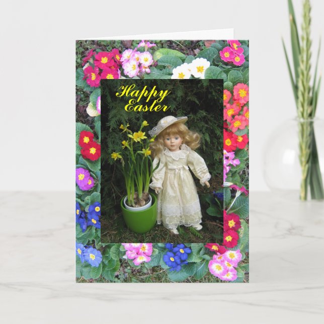 Frohe Ostern 3 Feiertagskarte (Vorderseite)