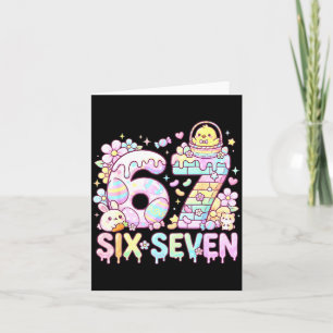 Frohe Ostern 67 Hase Six Seven Ostereier 6 Karte