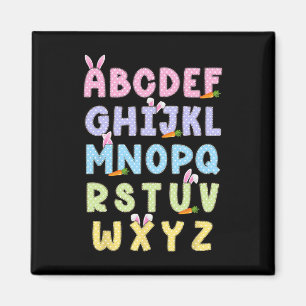 Frohe Ostern Alphabet Abc Elemeno Für Lehrer Magnet