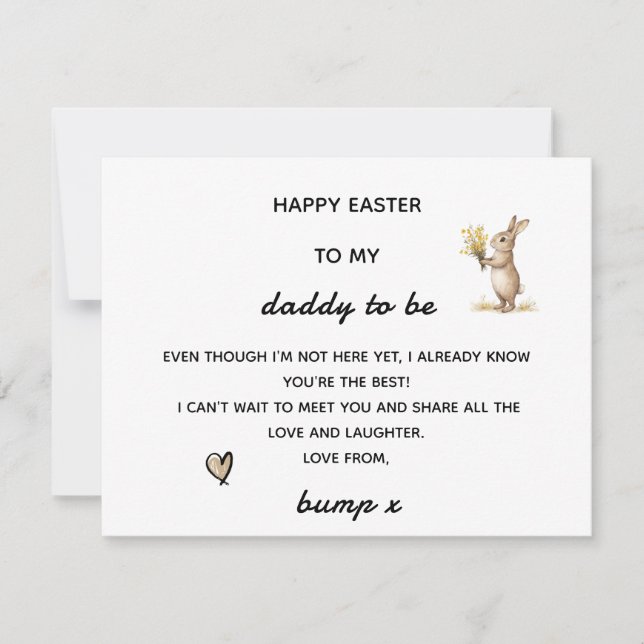 FROHE OSTERN AN MEINEN PAPI IN SPE VOM BUMP-KARTEN (Vorderseite)