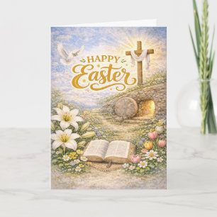 Frohe Ostern Auferstehung Verheißung Feiertagskarte