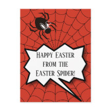 Frohe Ostern aus Ostern Spinne viele Eier