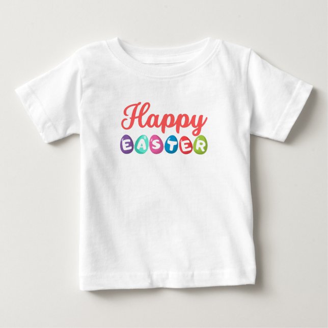 Frohe Ostern Baby T-shirt (Vorderseite)