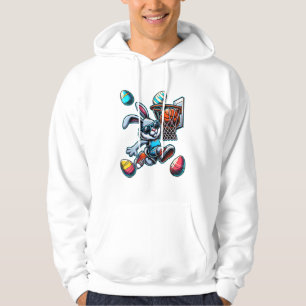 Frohe Ostern Basketball Jungen Osterhase Lustig Ea Hoodie