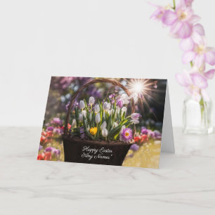 Frohe Ostern Benutzerdefinierter Name oder Namen S Karte