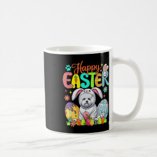 Frohe Ostern Bichon Frise Cosplay Bunny Schokolade Kaffeetasse