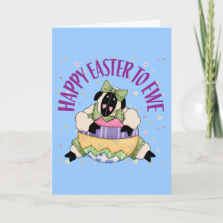 Frohe Ostern bis Ostern Feiertagskarte