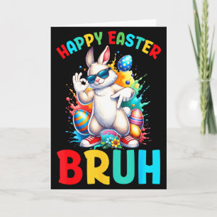 Frohe Ostern bruh 67 Jungs Kinder Hase Eier sechs Karte