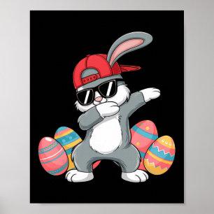 Frohe Ostern Bruh Bunny Dab Rabbit Dance Jungen Ki Poster