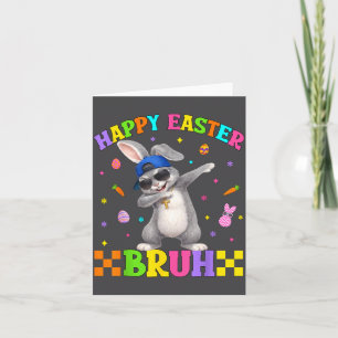 Frohe Ostern Bruh Lustig Sechs Sieben 6 7 Dabbing Karte