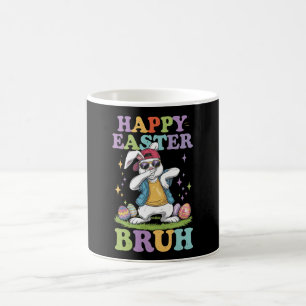 Frohe Ostern Bruh Lustiger Dabbing-Hase Kaninchen  Kaffeetasse