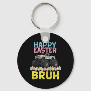 Frohe Ostern Bruh Lustiger Monstertruck-Hase Eier Schlüsselanhänger