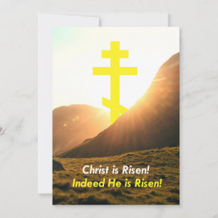 Frohe Ostern! Christus ist Risen! Weihnachtskarte Feiertagskarte