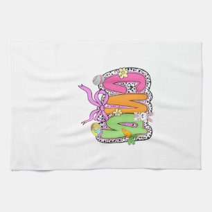 Frohe Ostern CNA Krankenschwester Kokette Schleife Geschirrtuch