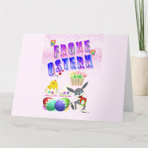 Frohe Ostern Dankeskarte