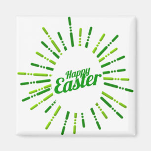 Frohe Ostern Design Magnet
