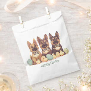 Frohe Ostern Deutsche Schäferhunde Geschenktütchen