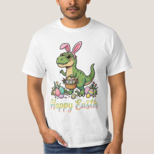 Frohe Ostern Dinosaurier Süßer Hase Dino T-Shirt