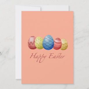 Frohe Ostern Eier Feiertagskarte – Bunte Frühlings