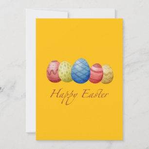 Frohe Ostern Eier Feiertagskarte – Bunte Frühlings