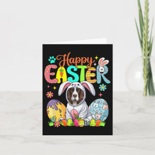 Frohe Ostern English Springer Spaniel Cosplay Hase Karte