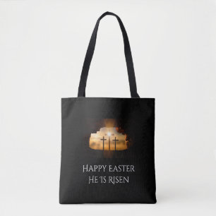 Frohe Ostern Er ist auferstanden Drei Kreuze
