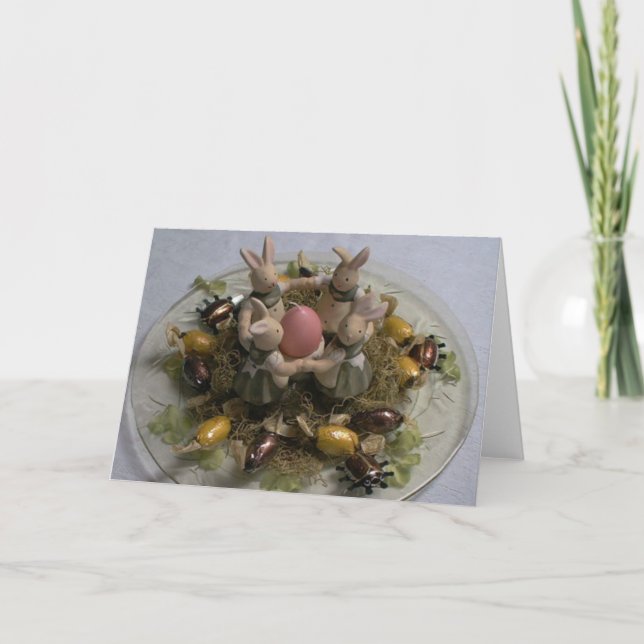 Frohe Ostern Feiertagskarte (Vorderseite)
