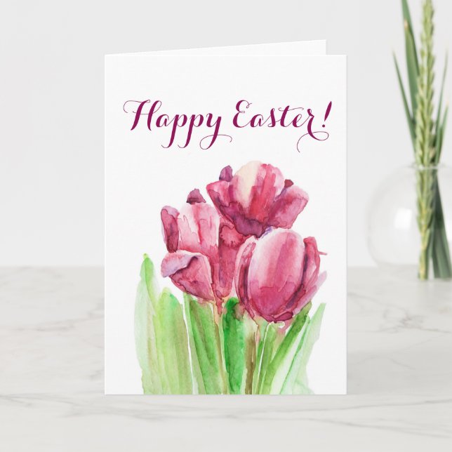 Frohe Ostern! Feiertagskarte (Vorderseite)