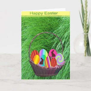 Frohe Ostern Feiertagskarte