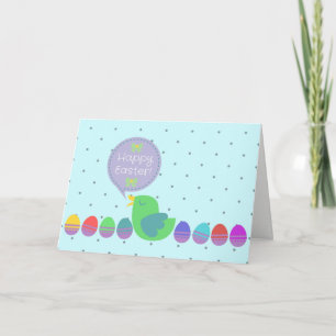 Frohe Ostern! Feiertagskarte