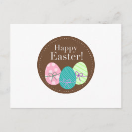 Frohe Ostern Feiertagspostkarte