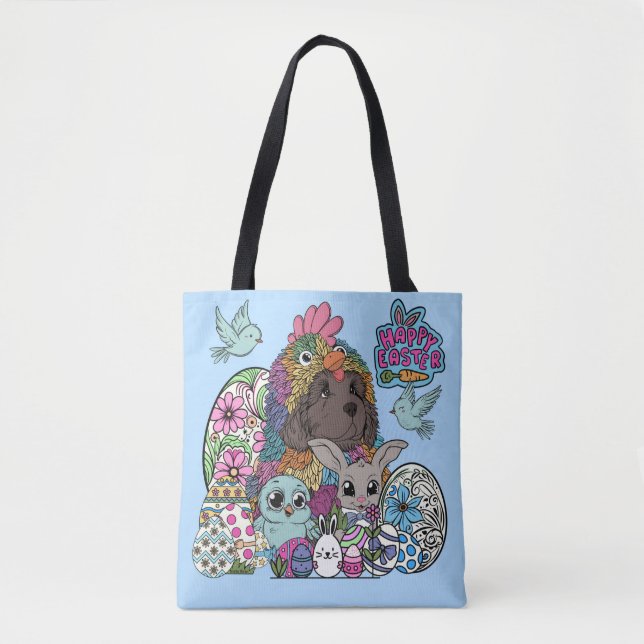 Frohe Ostern Flauschige & Feder Freunde (Vorderseite)