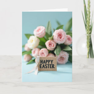 Frohe Ostern Florale Stillleben-Karte Karte