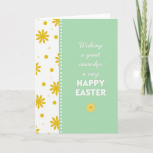 Frohe Ostern Florales Muster Karte
