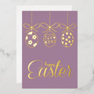 Frohe Ostern Folien Luxus Dekoration Stylisch Folieneinladung