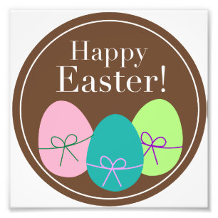 Frohe Ostern Fotodruck