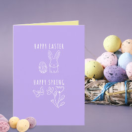 Frohe Ostern Froher Frühling  Karte