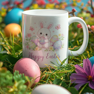 Frohe Ostern Frühjahrsdesign - Süßer Osterhase Tasse