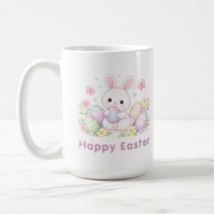Frohe Ostern Frühlingsdesign - Süßer Osterhase Kaffeetasse