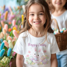 Frohe Ostern Frühlingsdesign - Süßer Osterhase