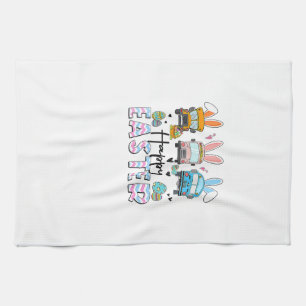 Frohe Ostern Funny School Bus Fahrer Leben Happ Geschirrtuch