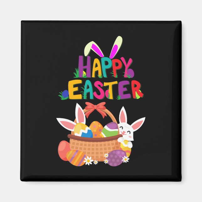 Frohe Ostern für Frauen und Männer - Ostern Magnet (Vorne)