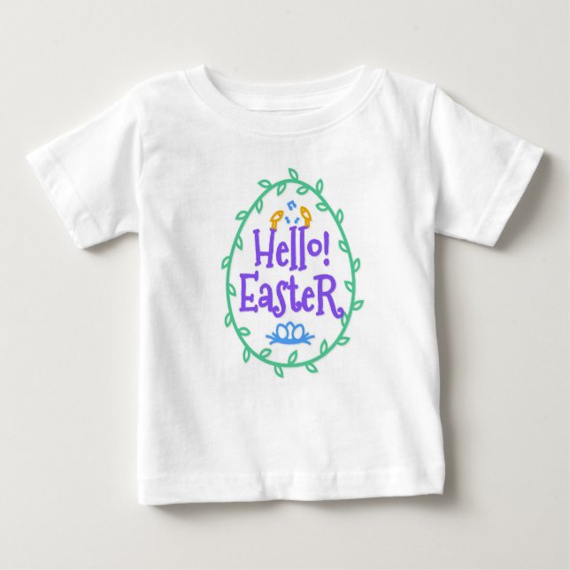 Frohe Ostern für Sie Ostereier Baby T - Shirt (Vorderseite)