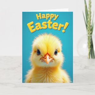 Frohe Ostern Gelbe Vogelkarte Karte
