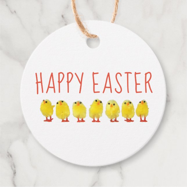 Frohe Ostern Geschenkanhänger (Vorderseite)