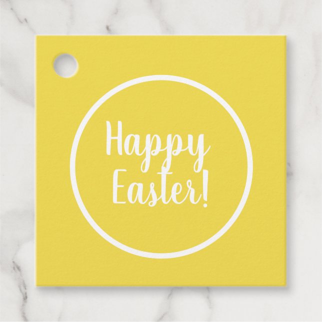 Frohe Ostern! - Geschenkanhänger (Vorderseite)